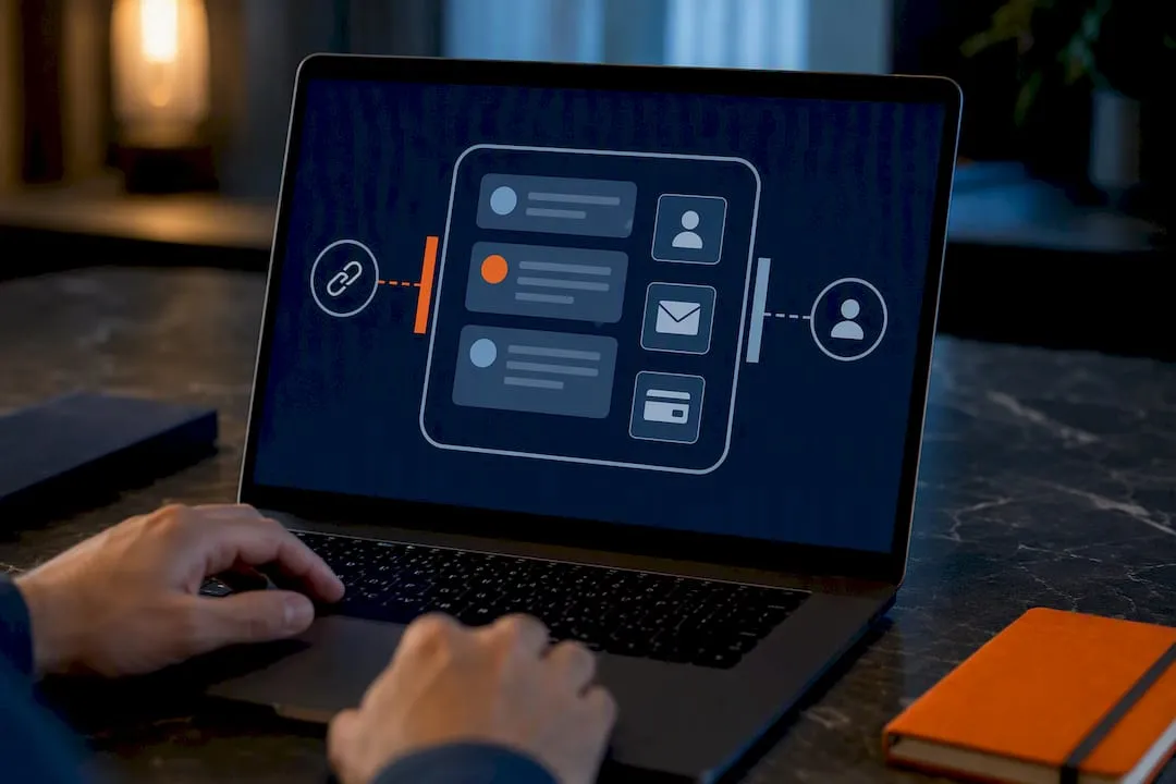 Guest information kept within messaging system